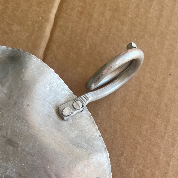 Artisan Silver Bird Plate Decor - Picture 3 of 3